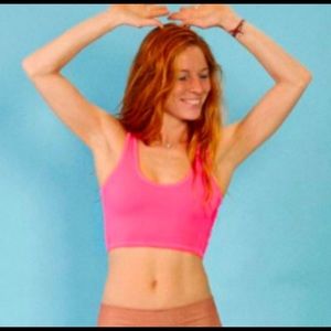 TEEKI ~ NEON PINK LOVER TANK ~ NWT ~ NEON ~ MED/LG